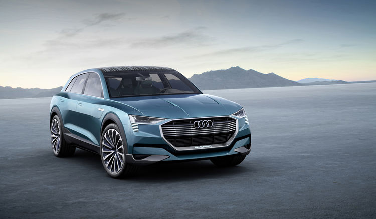 Audi e-tron quattro concept at the IAA 1 e-tron quattro