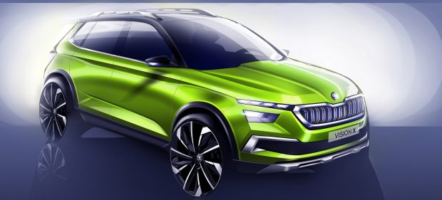 Skoda Vision X Konsepti Cenevre Otomobil Fuarı'nda Tanıtılacak 1 Skoda Vision X e1519475255390