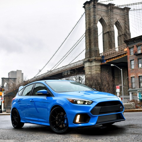 Ford Focus RS on the road
