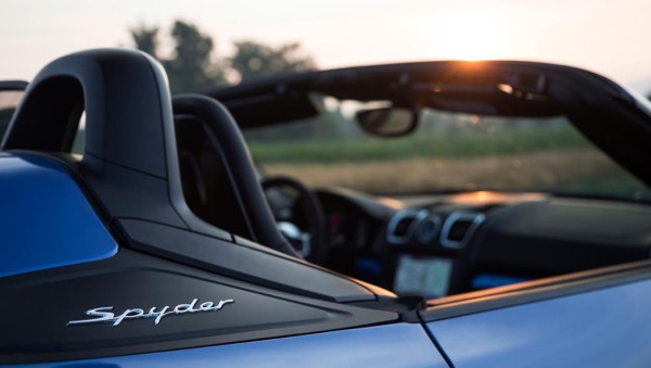 Testing of the Boxster Spyder