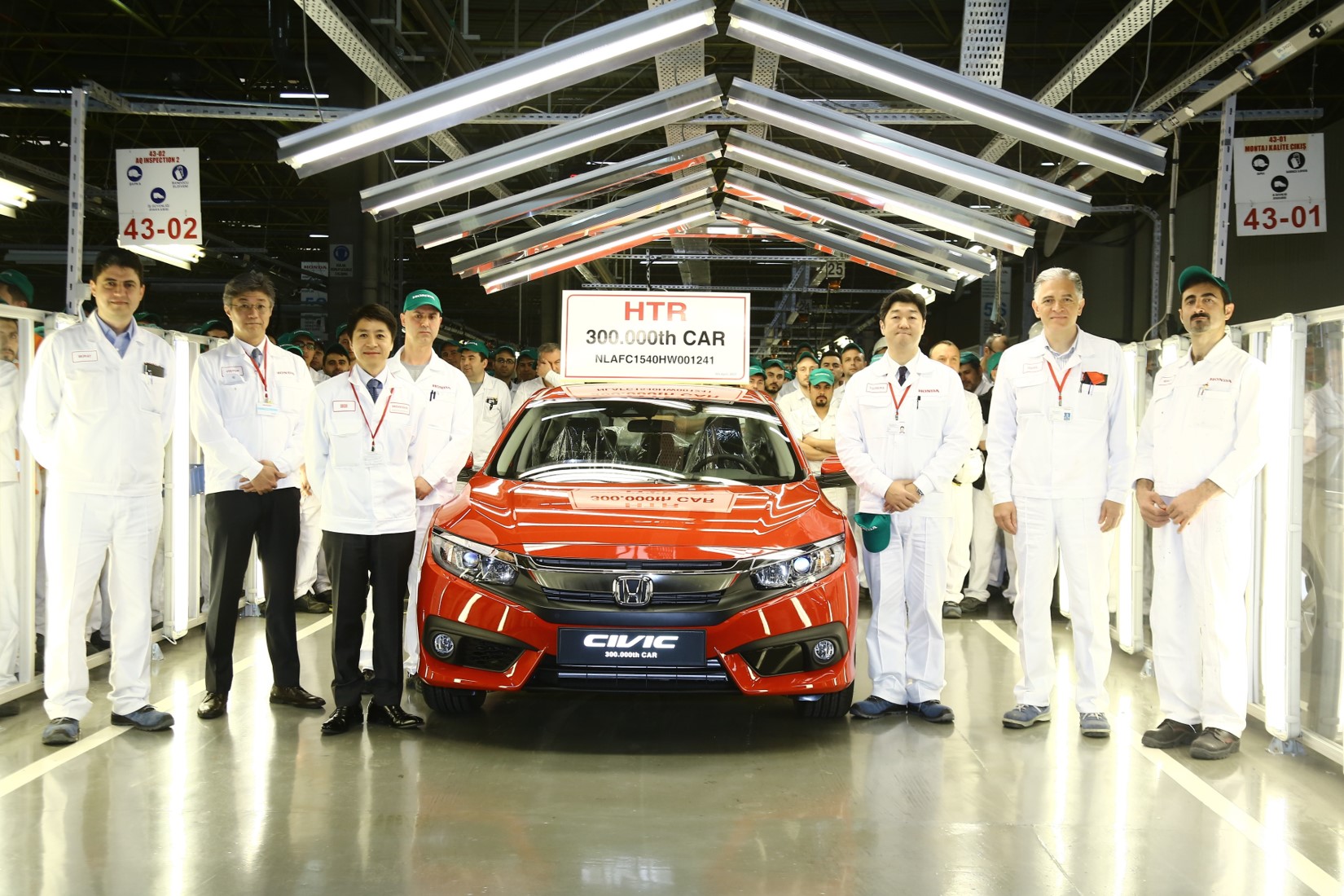 Honda Türkiye’deki 20’nci Üretim Yılında 300 Bininci Otomobili Üretti