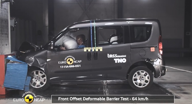 Fiat Doblo Euro Ncap Çarpışma Testinden Standart Güvenlik Paketi ile 3 Yıldız Aldı