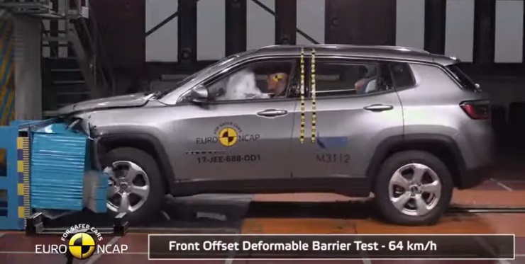 Jeep Compass Euro NCAP Çarpışma Testinden 5 Yıldız Aldı
