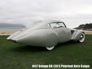1937 Delage D8 120 S Pourtout Aero Coupe