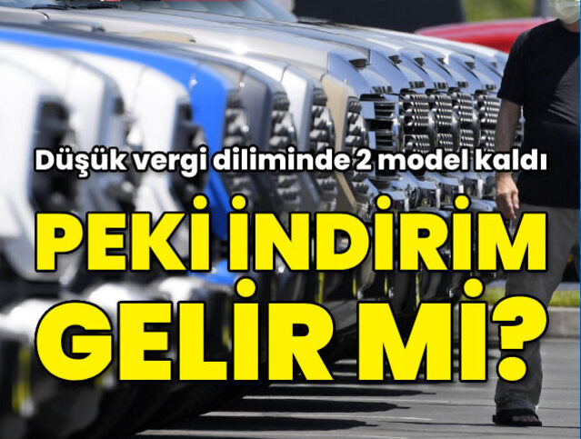 Düşük ÖTV Diliminde Sadece 2 Otomobil Kaldı Düşük ÖTV Diliminde Sadece 2 Otomobil Kaldı