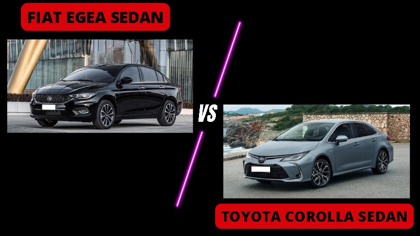 Fiat Egea Sedan Toyota Corolla Sedan Karşılaştırma Fiat Egea Sedan Toyota Corolla Sedan Karşılaştırma