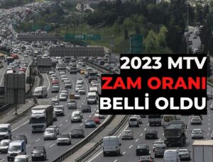 Motorlu Taşıtlar Vergisi 2023 Zam Oranı