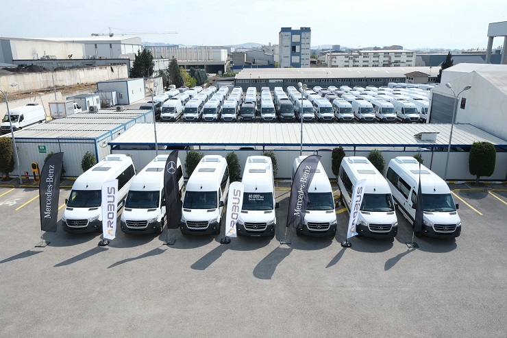 Türkiye’de Üretilen Mercedes-Benz Sprinter’ın 40 Binincisi Banttan İndi