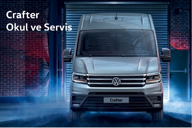 Volkswagen Crafter Servis ve Okul Versiyonları 2023 Satışa Sunuldu