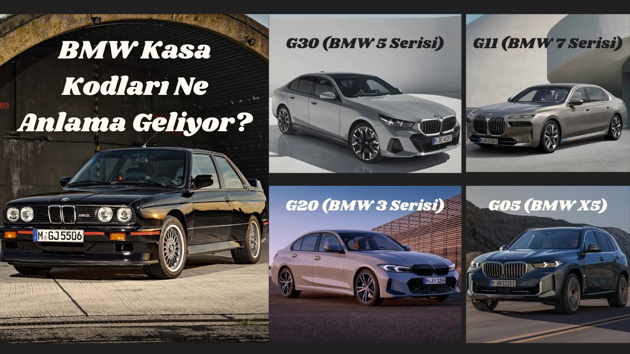 BMW Kasa Kodları Ne Anlama Geliyor?