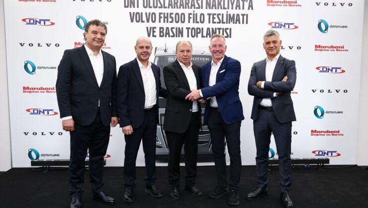 Volvo Trucks DNT Uluslararası Nakliyat’a 120 Adet FH500 Teslim Etti 1 Volvo Trucks DNT Uluslararasi Nakliyat Teslimat