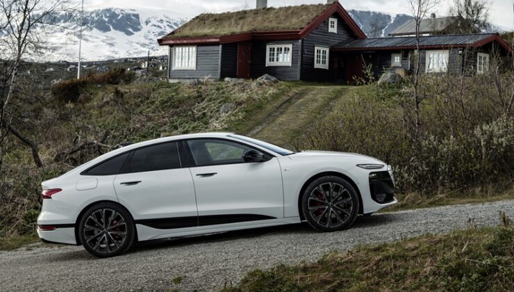 Audi A6 Sportback e-tron 1000 Km Test Edildi 1 Audi A6 e tron Sportback yol