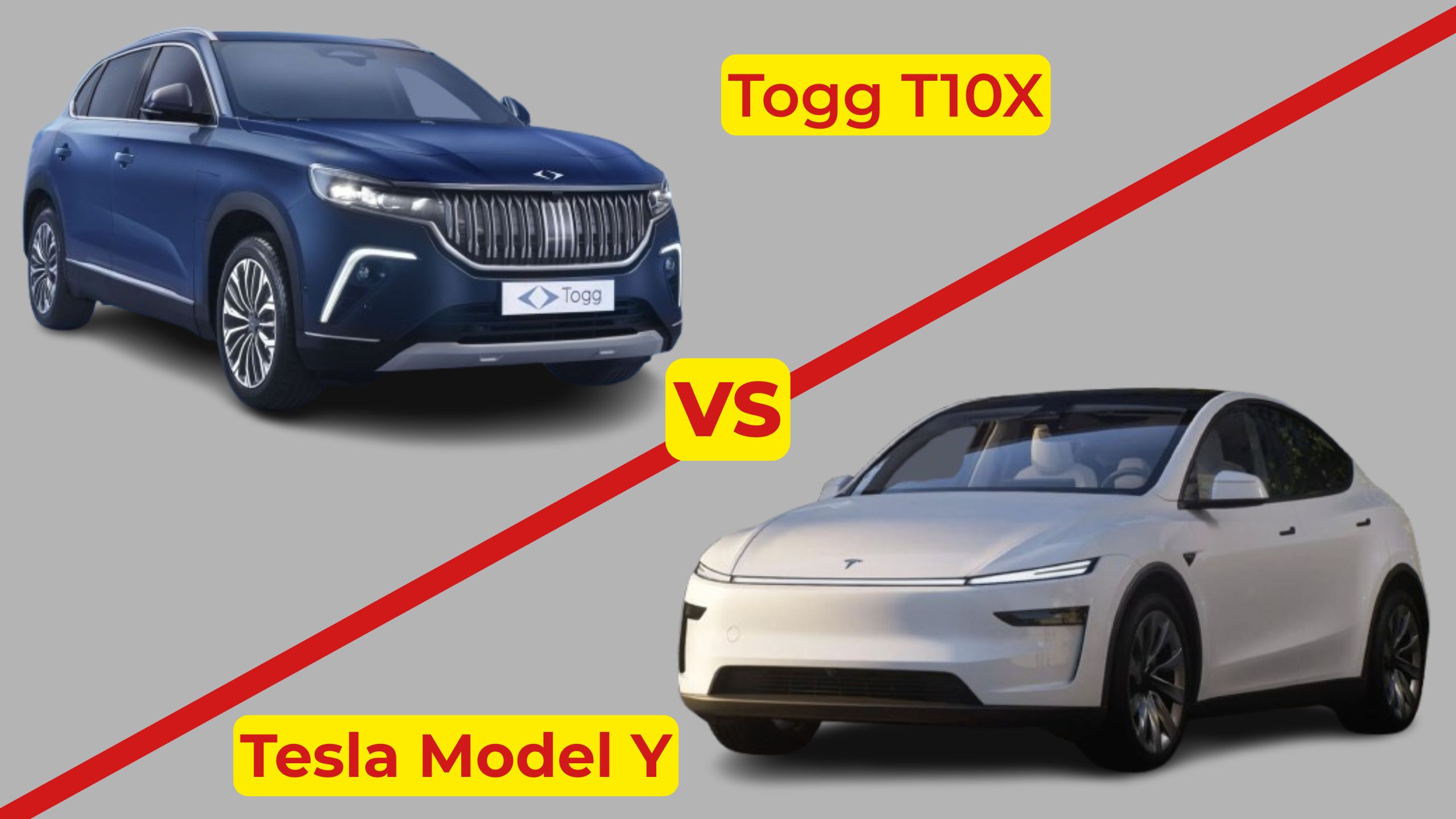 Togg T10X 2025 ve Tesla Model Y 2025 Karşılaştırma Togg T10X 2025 ve Tesla Model Y 2025 Karşılaştırma
