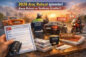 2026 Ruhsat Yenileme ve Kayıp Çıkarma Ücreti Ne Kadar?