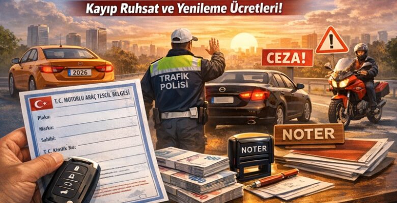 2026 Ruhsat Yenileme ve Kayıp Çıkarma Ücreti Ne Kadar? 2026 Ruhsat Yenileme ve Kayıp Çıkarma Ücreti Ne Kadar?