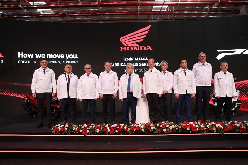 Honda Motosiklet Fabrikası Üretime Başladı 1 Honda Motosiklet Fabrikasi 3