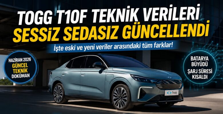 Togg T10F Teknik Verileri Sessiz Sedasız Güncellendi Togg T10F Teknik Verileri Sessiz Sedasız Güncellendi