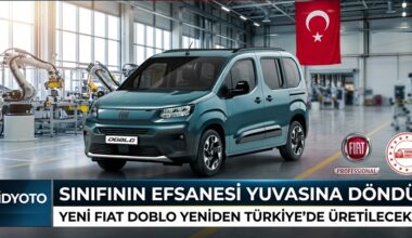 Yeni FIAT Doblo Yeniden Türkiye’de Üretilecek Yeni FIAT Doblo Yeniden Türkiye’de Üretilecek