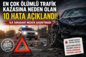 Ölümlü Trafik Kazasına Neden Olan 10 Hata Belli Oldu