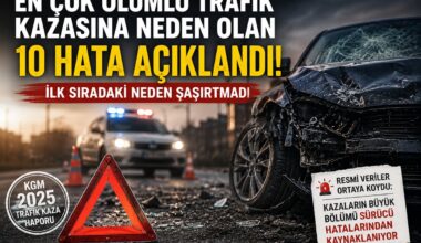 Ölümlü Trafik Kazasına Neden Olan 10 Hata Belli Oldu Ölümlü Trafik Kazasına Neden Olan 10 Hata Belli Oldu