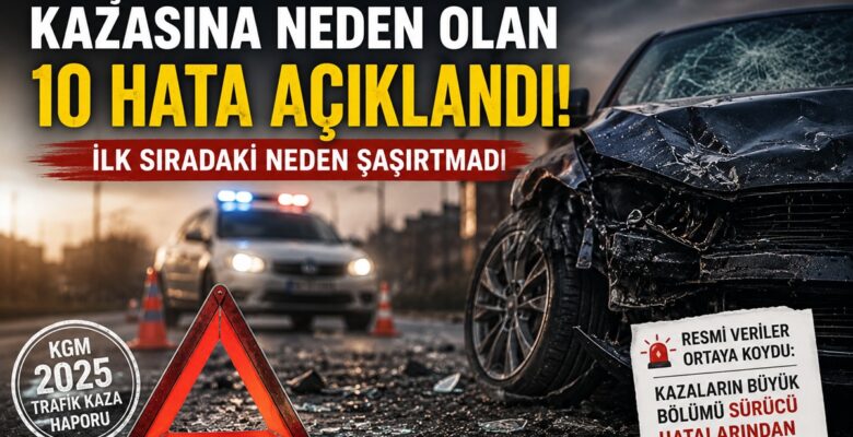 Ölümlü Trafik Kazasına Neden Olan 10 Hata Belli Oldu Ölümlü Trafik Kazasına Neden Olan 10 Hata Belli Oldu